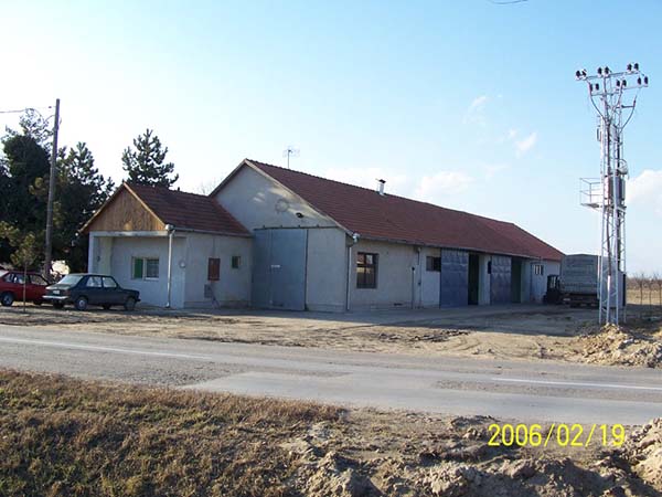 Hall #1 during construction